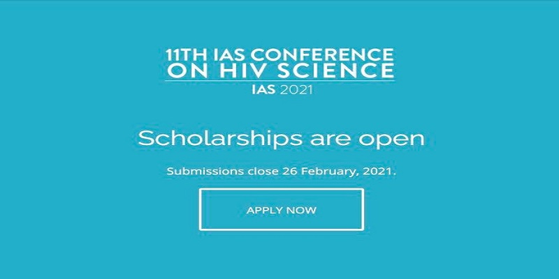 IAS International Scholarship Programme 2021 to attend the 11th IAS Conference on HIV Science.