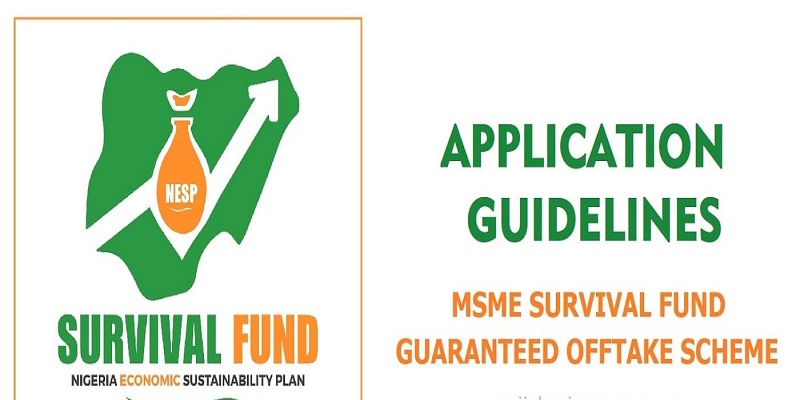 MSMEs SURVIVAL FUND TO COMMENCE REGISTRATION FOR GUARANTEED OFF-TAKE STIMULUS SCHEME & GENERAL MSME GRANT