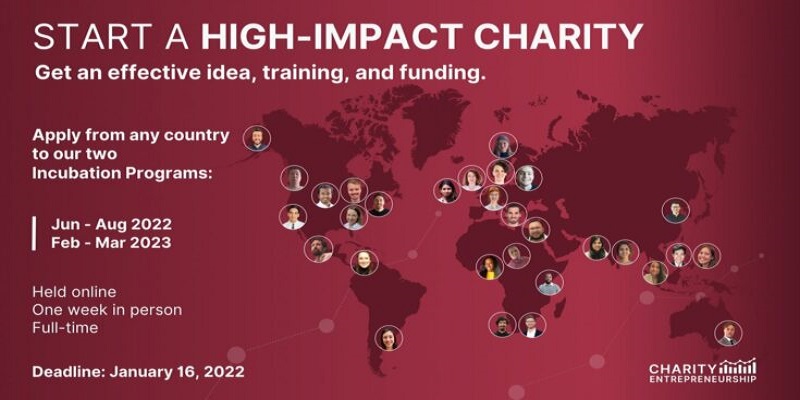 Apply For Charity Entrepreneurship Incubation Program 2022